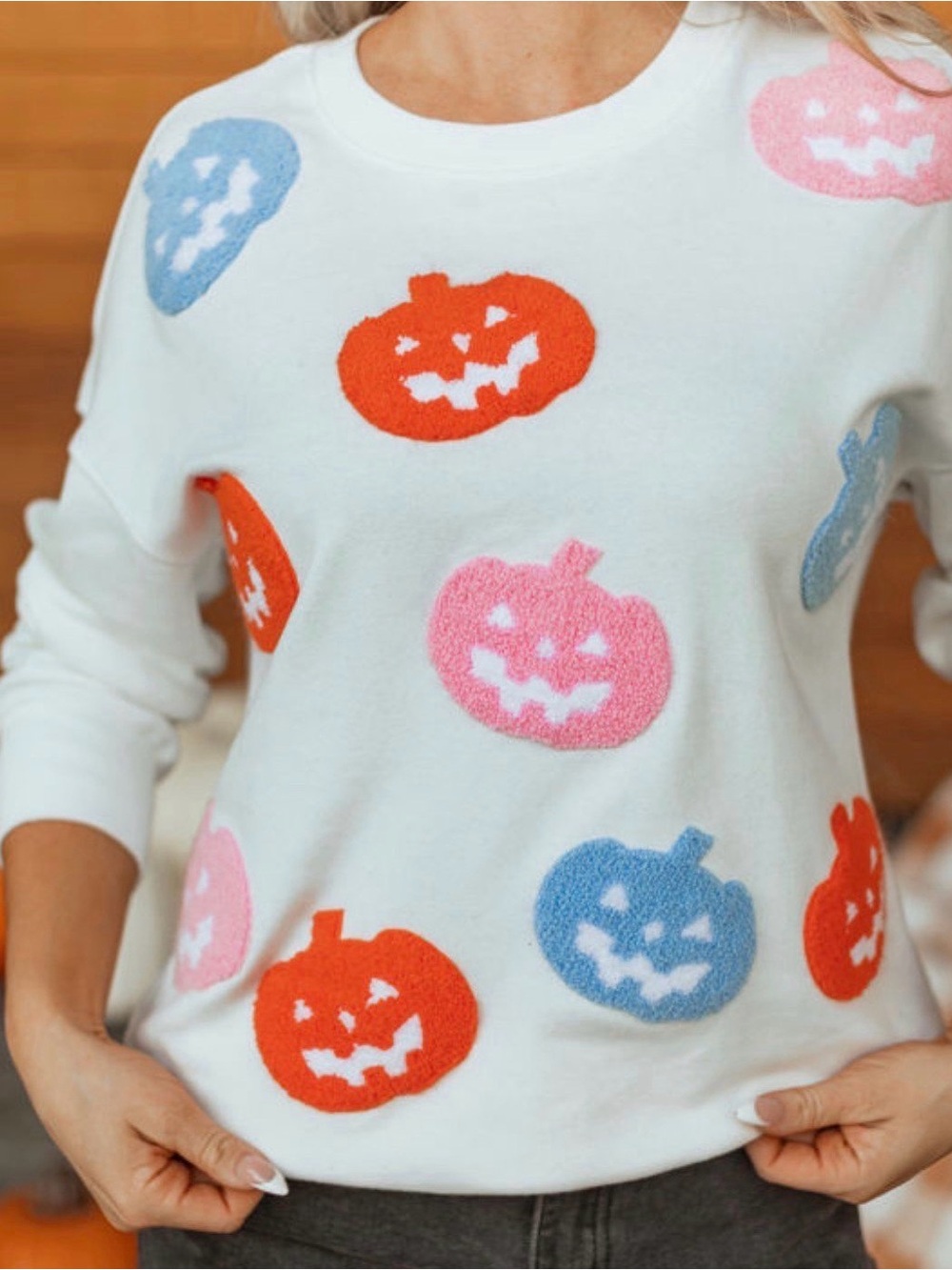 Halloween pumpkin sweatshirt